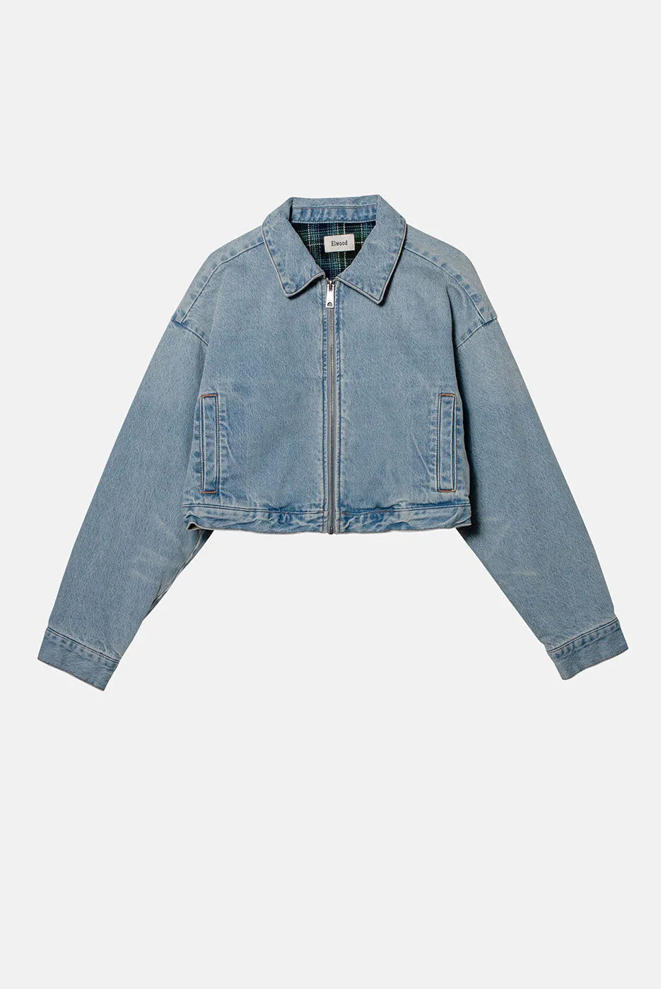 CROP WESTERN DENIM JACKET sold by Elwood Clothing
