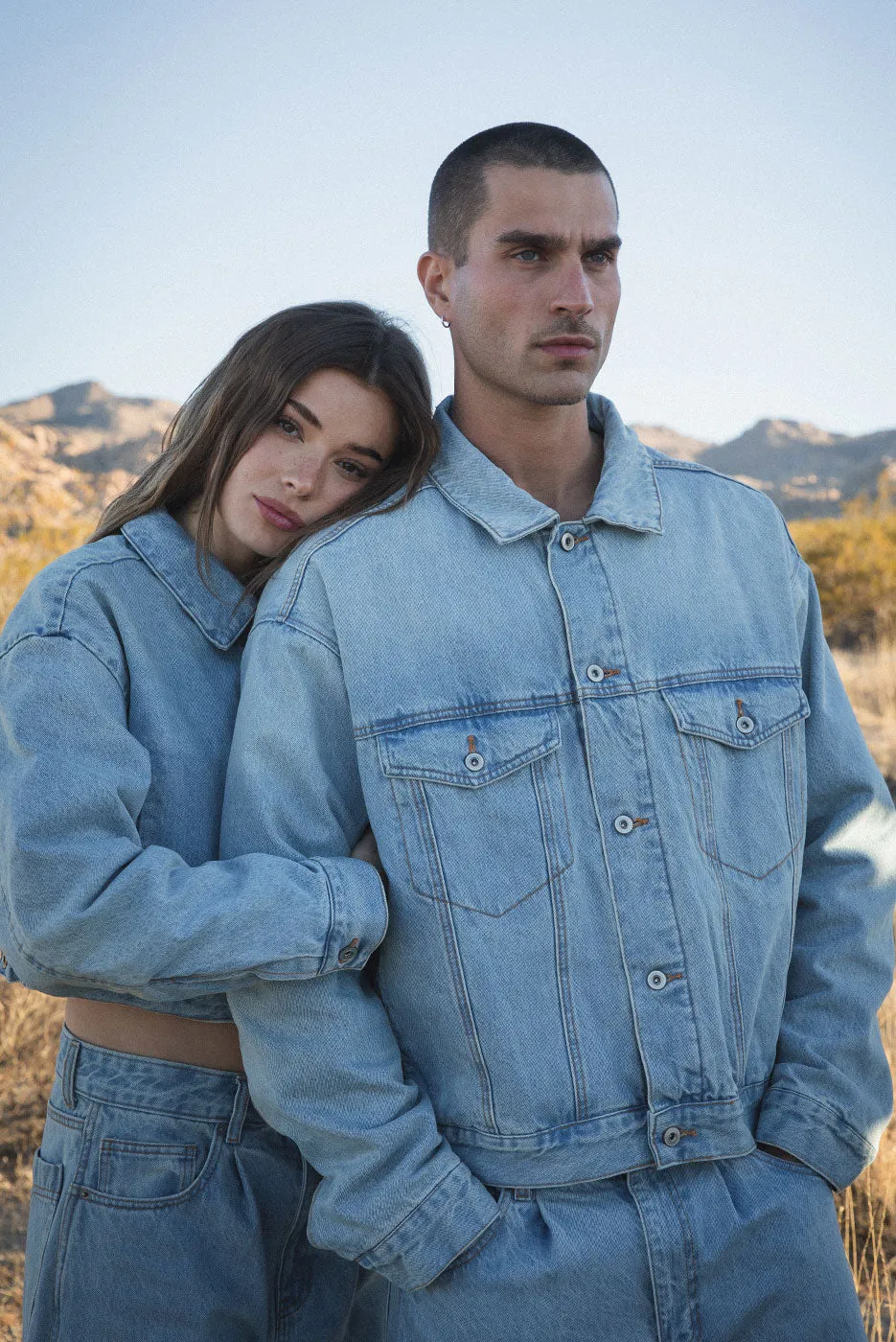 CROP WESTERN DENIM JACKET sold by Elwood Clothing product image thumbnail 4