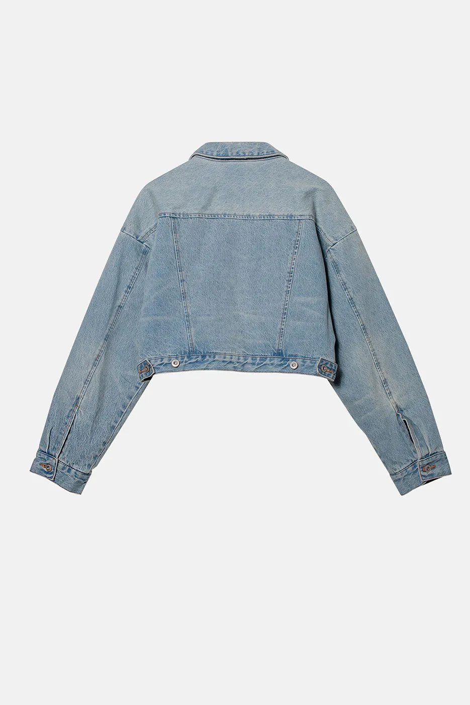 CROP WESTERN DENIM JACKET sold by Elwood Clothing product image thumbnail 2