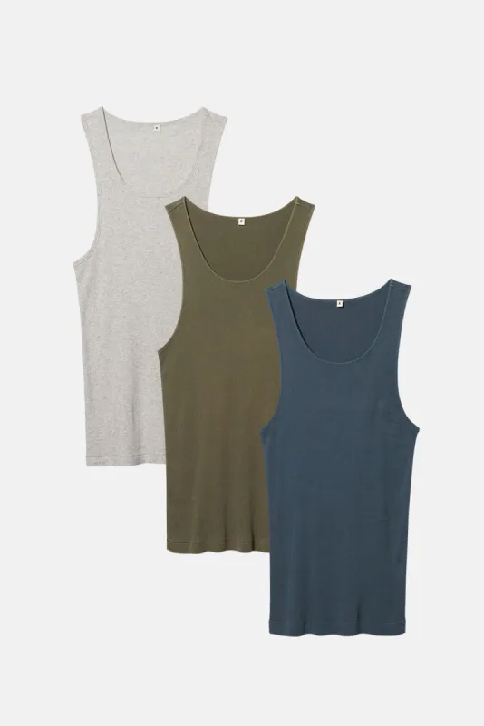 MALIBU TANK 3 PACK sold by Elwood Clothing