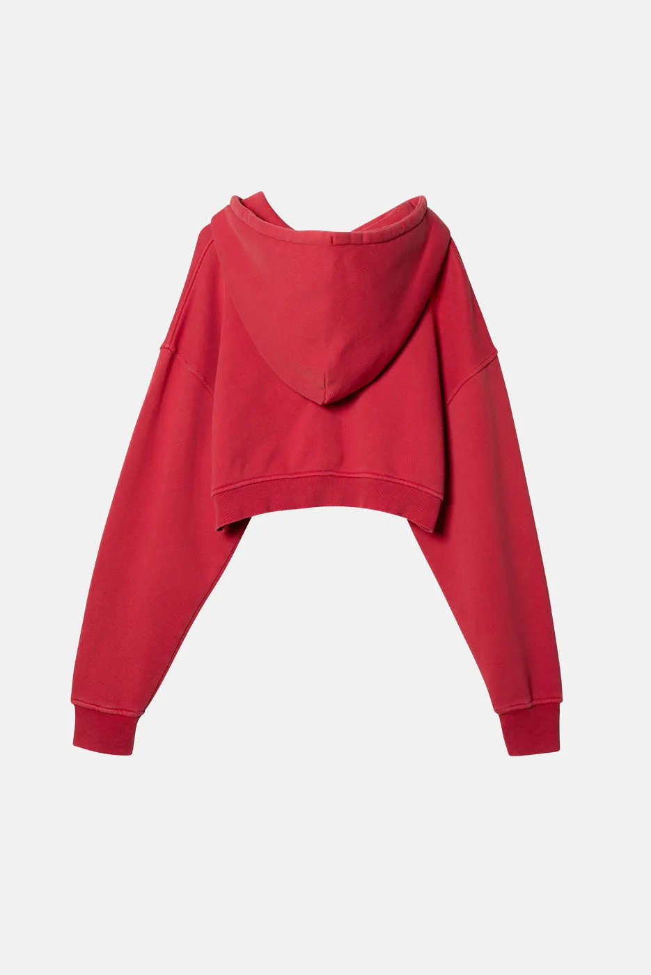 BABYDOLL CROP ZIP HOODIE sold by Elwood Clothing product image thumbnail 2