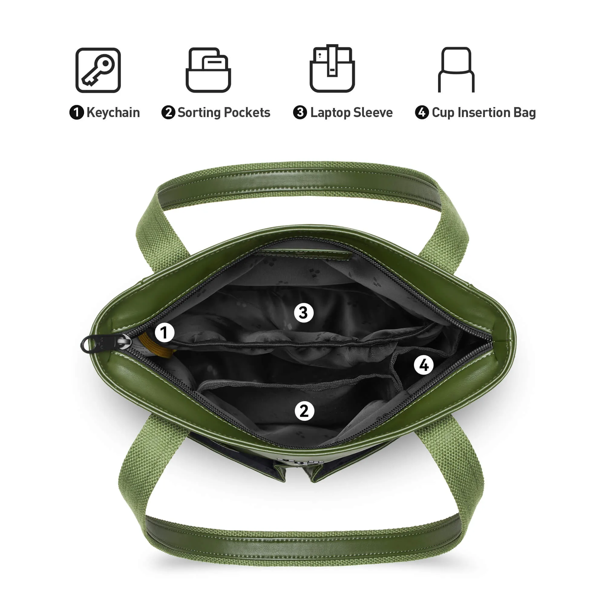 Line Tote | Cactus sold by MaH product image thumbnail 5