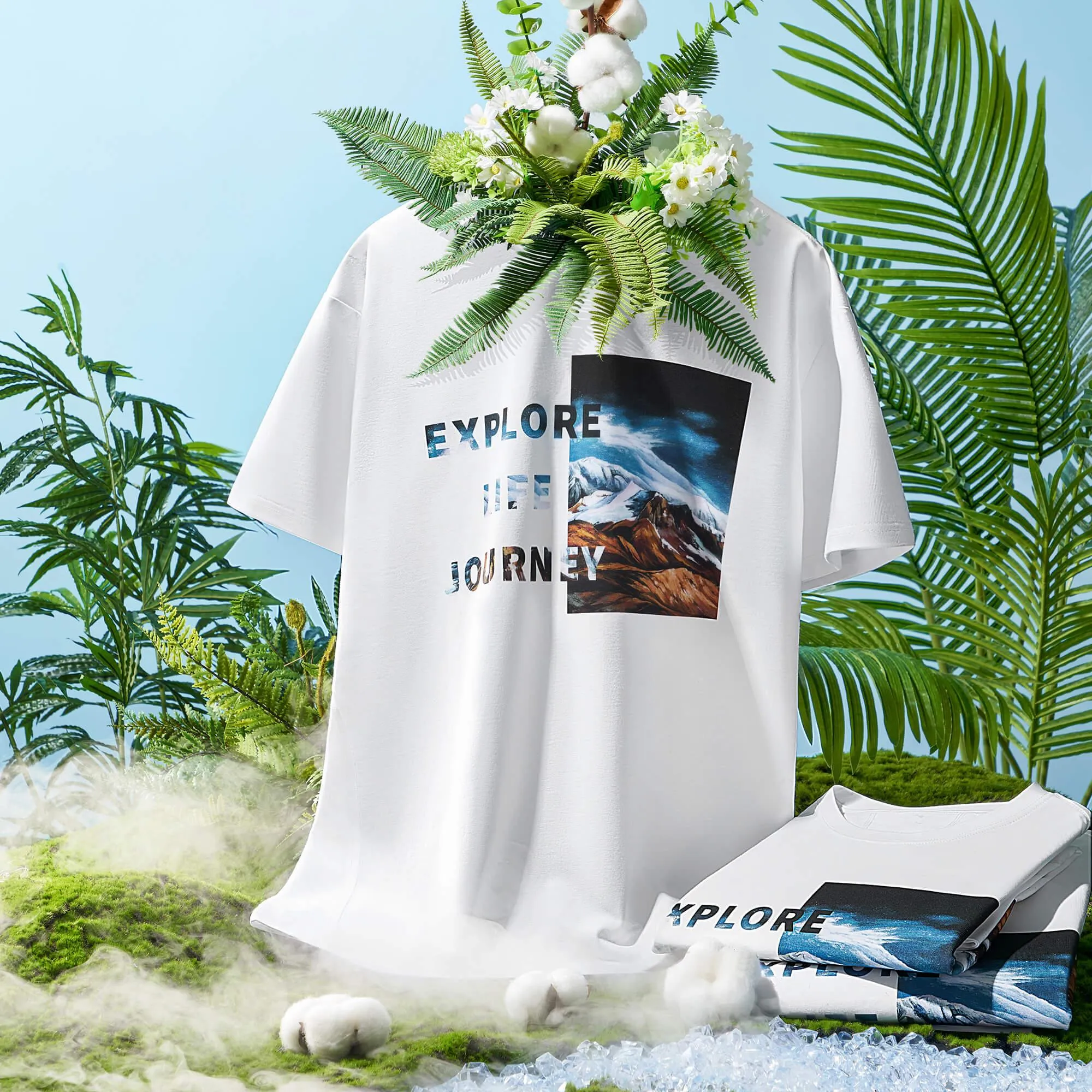 T-Shirt | Qianshan Twilight Snow sold by MaH product image thumbnail 3