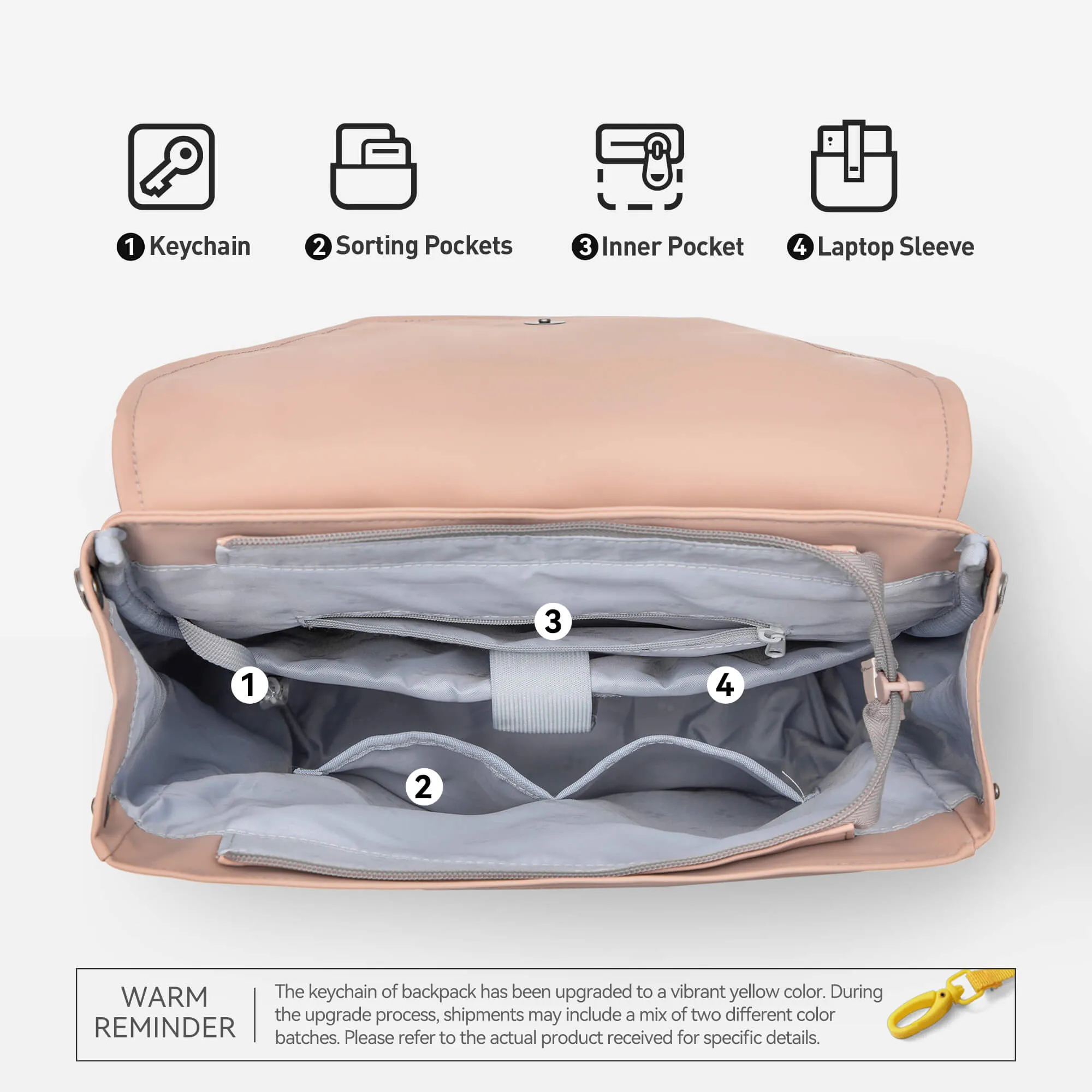 Young Backpack | PU | 13L sold by MaH product image thumbnail 5