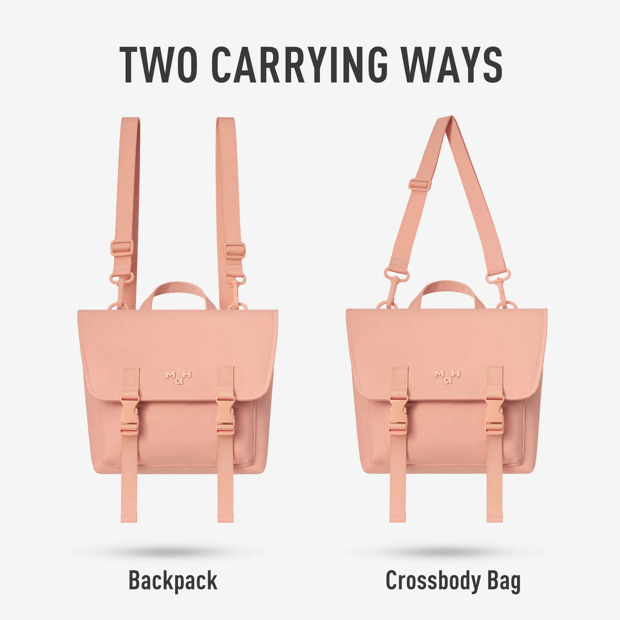 Oli Crossbody Backpack | Glacier Pink | 3L sold by MaH product image thumbnail 5