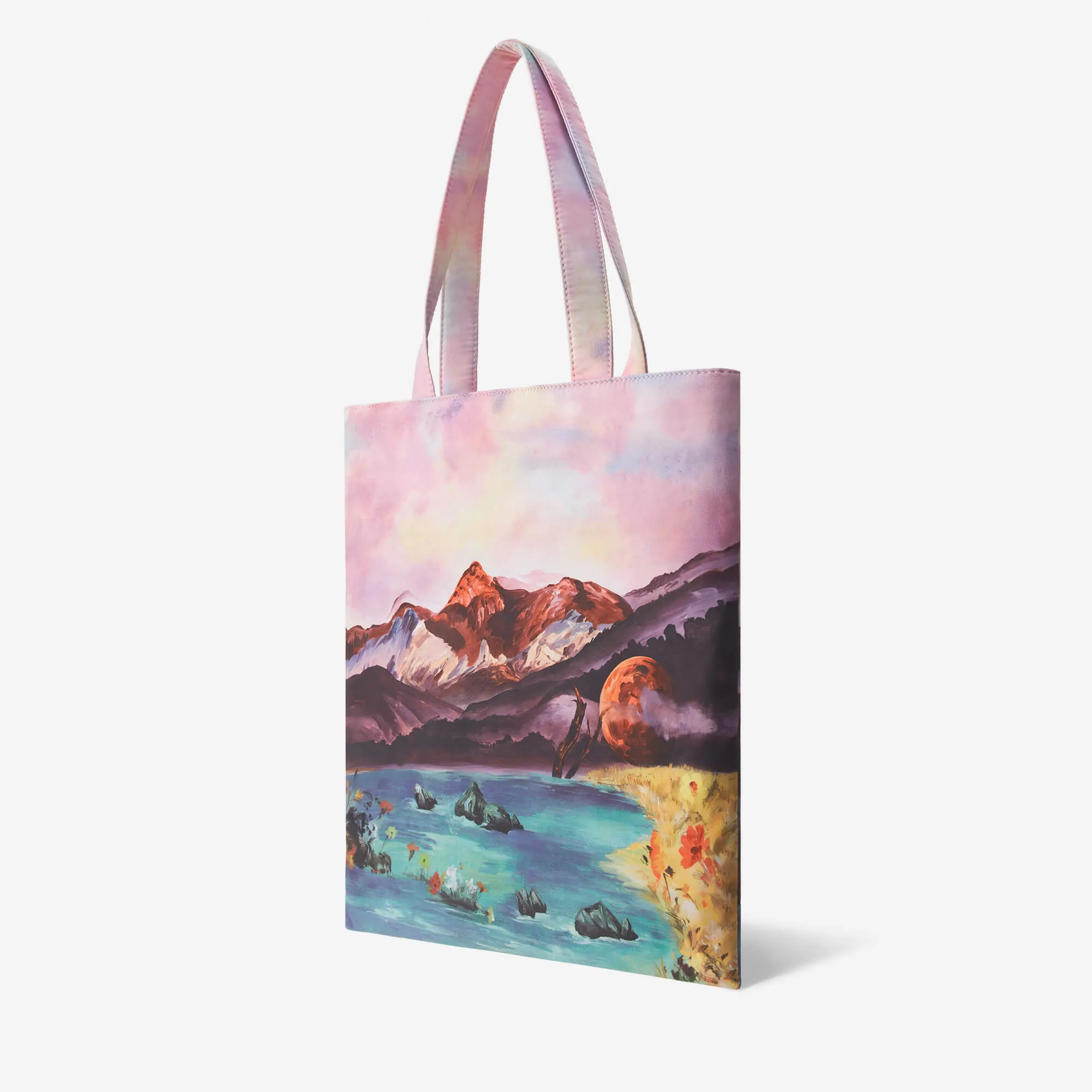 Printed Tote | Mountain Lake sold by MaH product image thumbnail 2