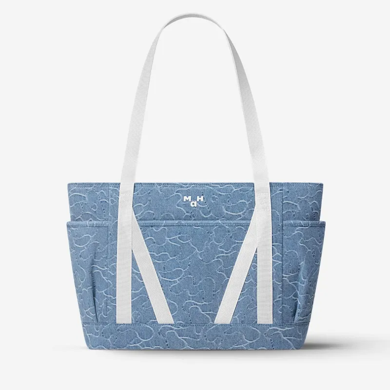 Young Tour Tote | Camouflage Denim sold by MaH