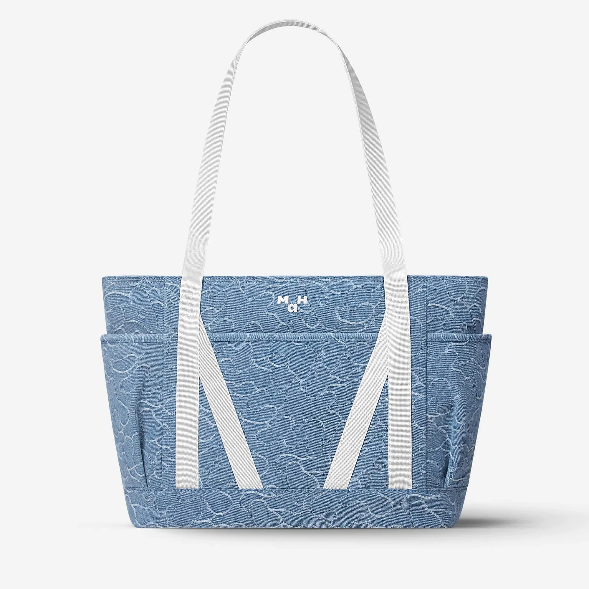 Young Tour Tote | Camouflage Denim sold by MaH