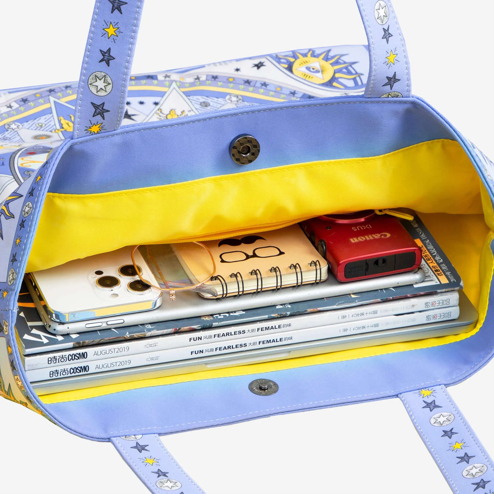 Printed Tote | Constellation sold by MaH product image thumbnail 4