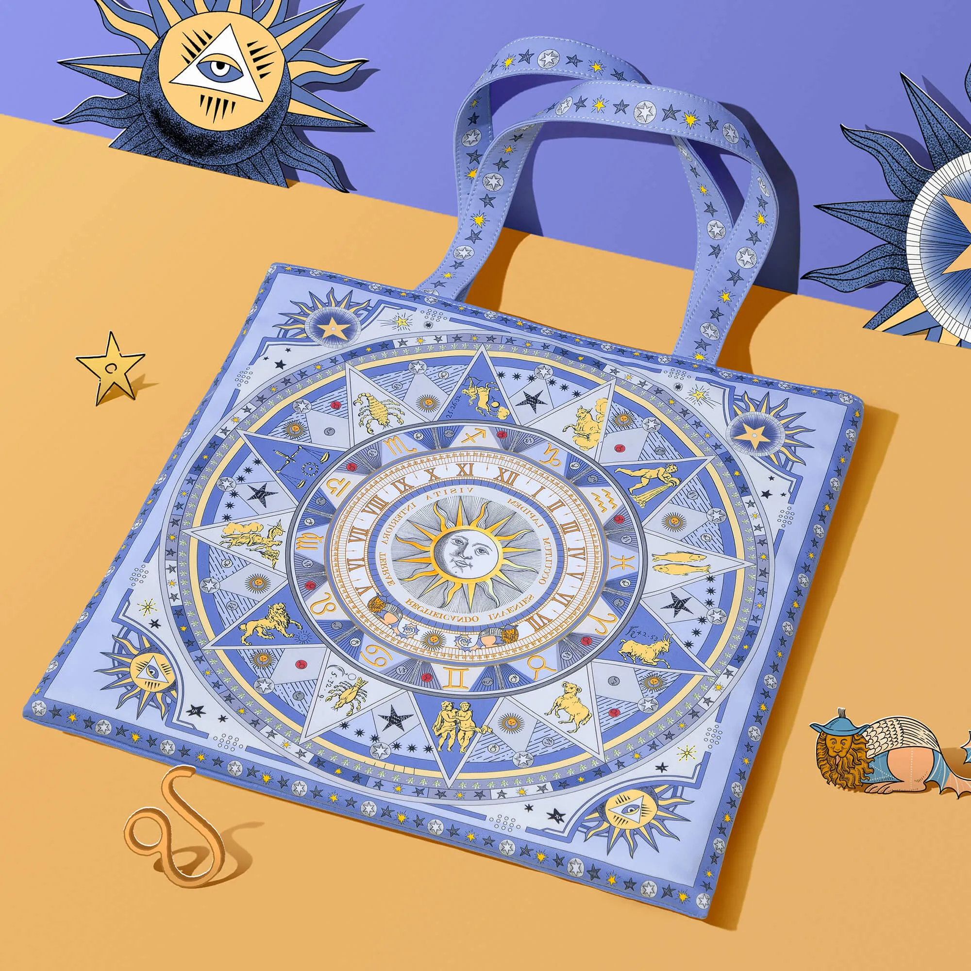 Printed Tote | Constellation sold by MaH product image thumbnail 5