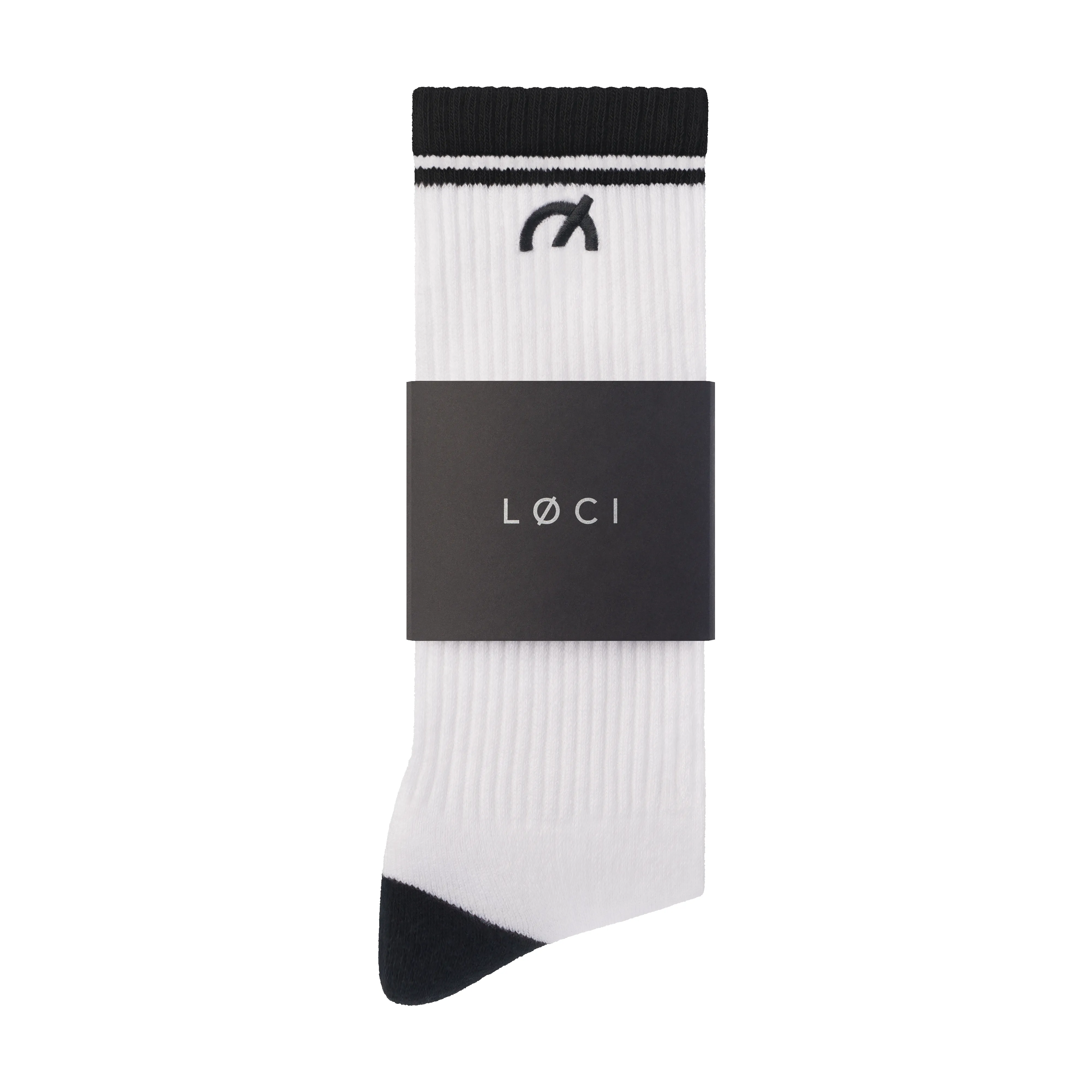 Stripe Cushioned Crew Socks 3-Pack sold by Loci Wear product image thumbnail 2
