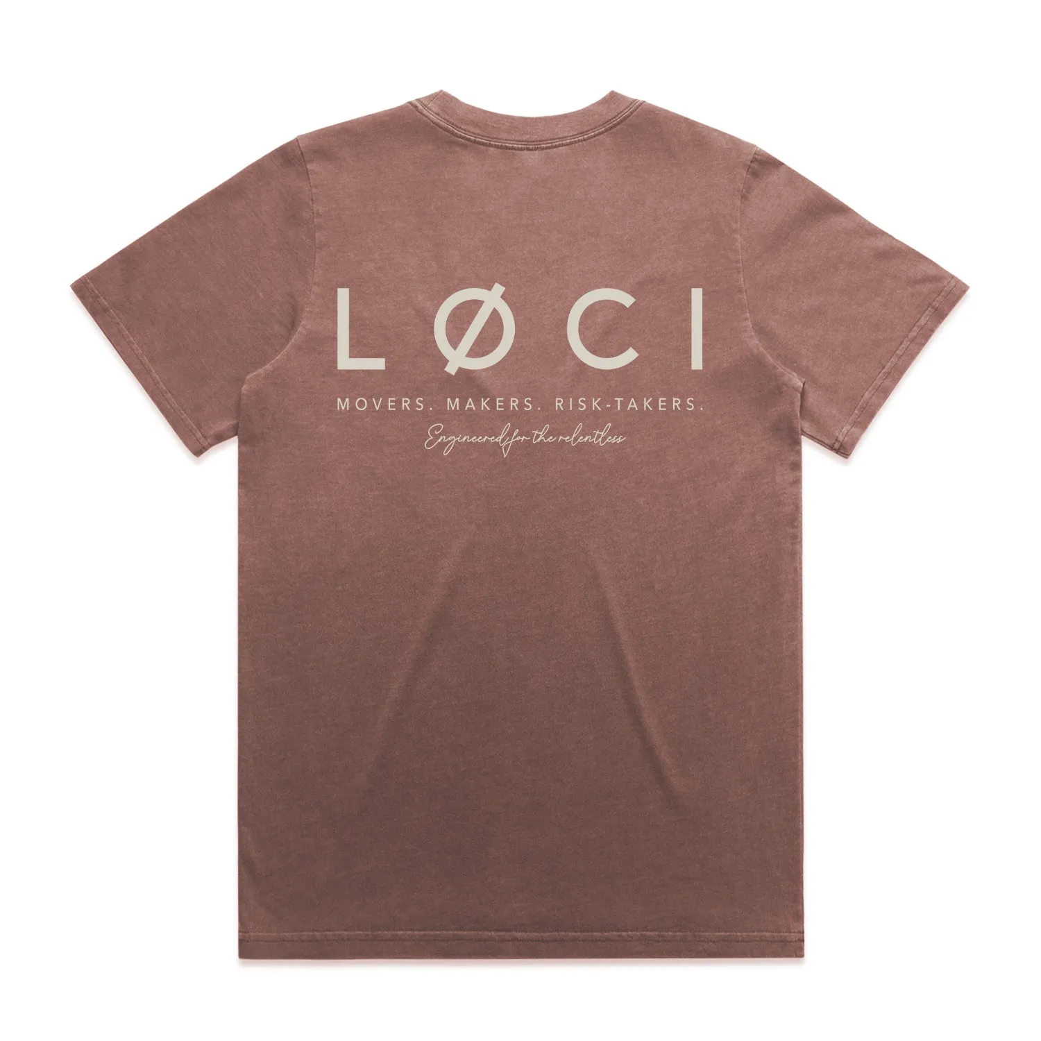 Core Womens Vintage Wash T Shirt Pink S sold by Loci Wear product image thumbnail 2