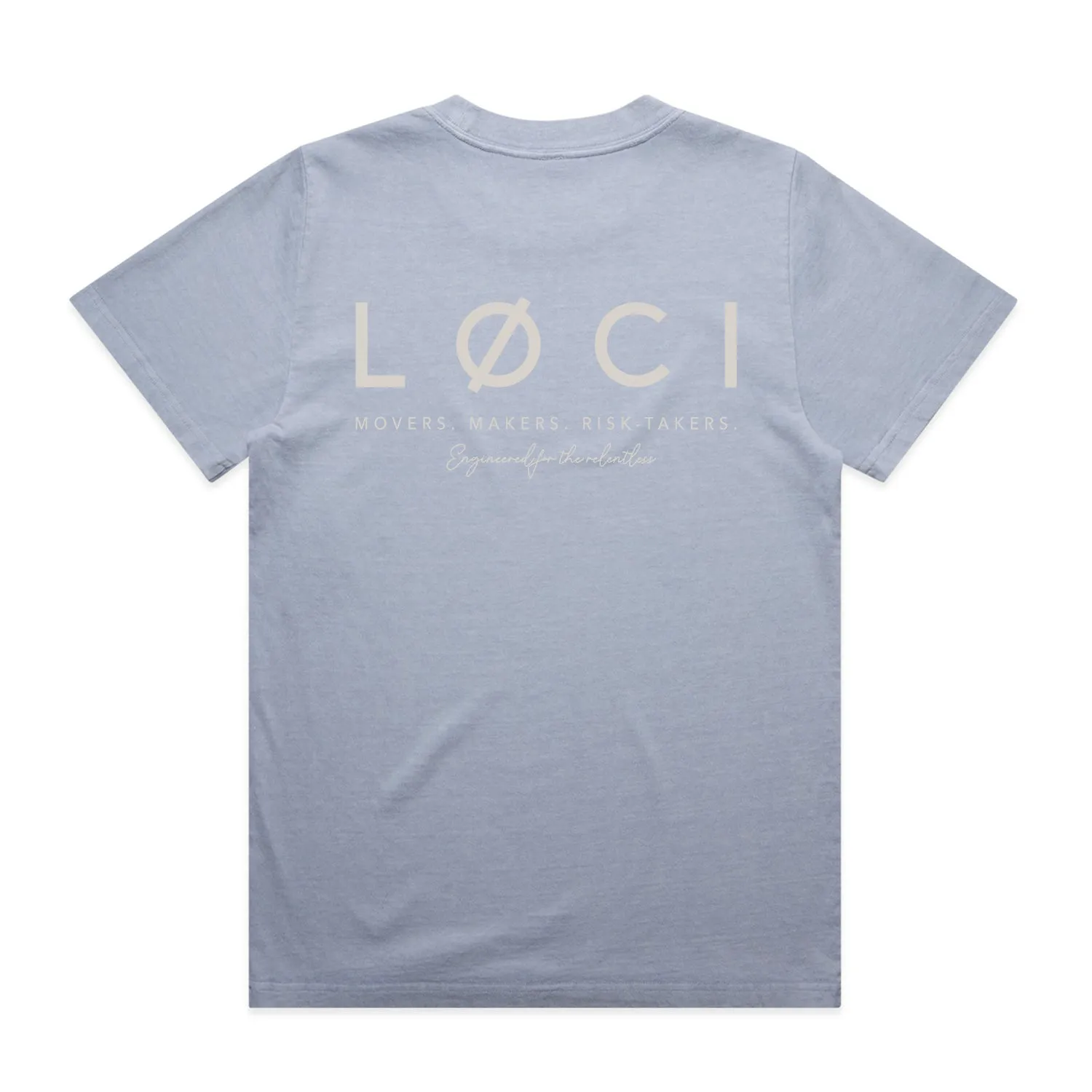 Core Womens Vintage Wash T Shirt Powder L sold by Loci Wear product image thumbnail 2