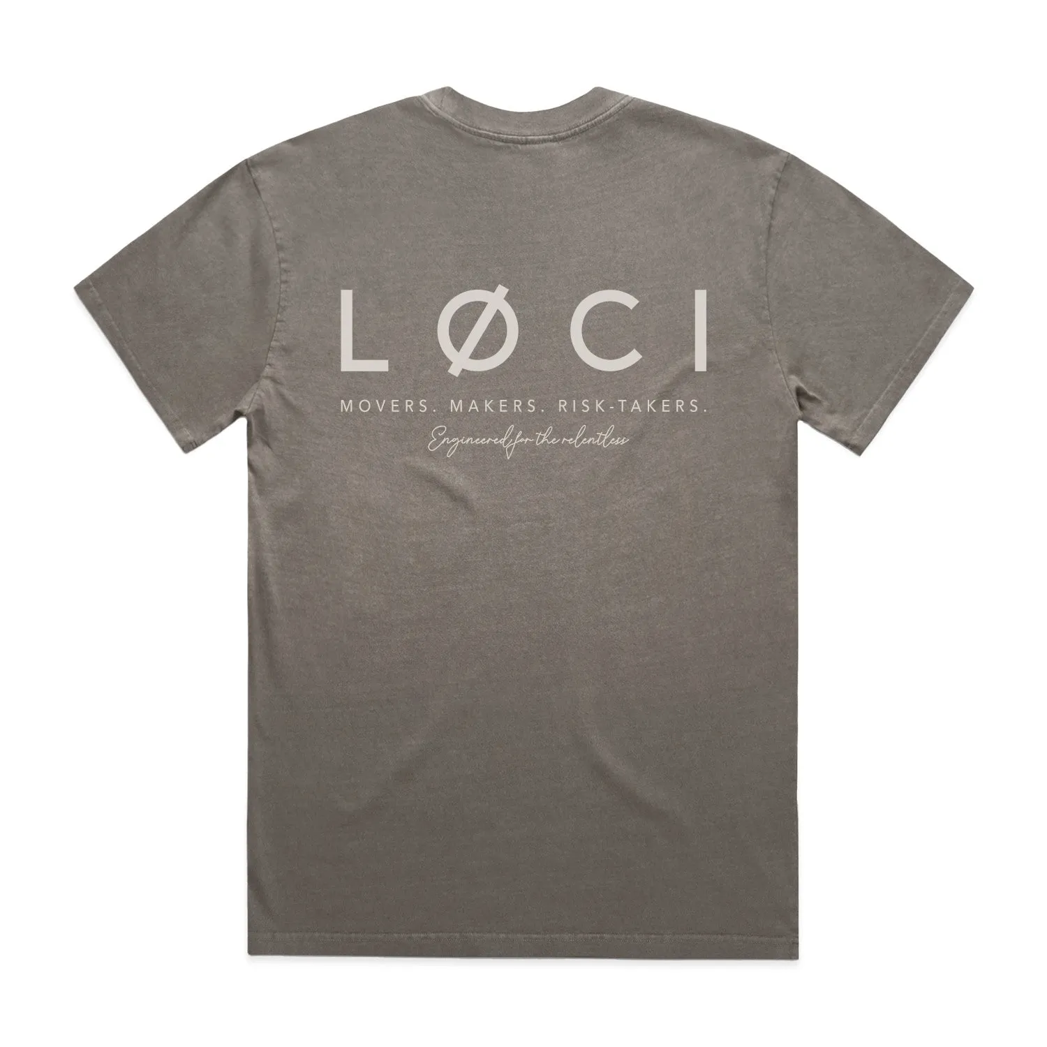 Core Mens Vintage Wash T Shirt Coal S sold by Loci Wear product image thumbnail 2