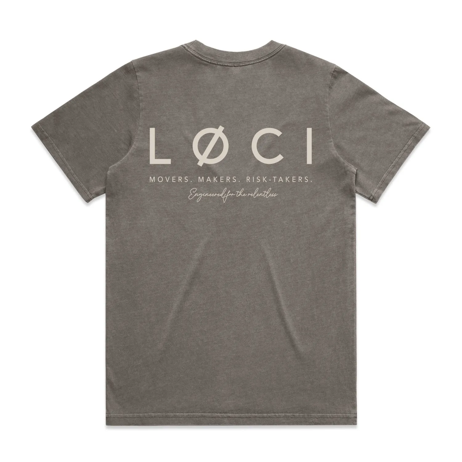 Core Mens Vintage Wash T Shirt Grey Xl sold by Loci Wear product image thumbnail 2