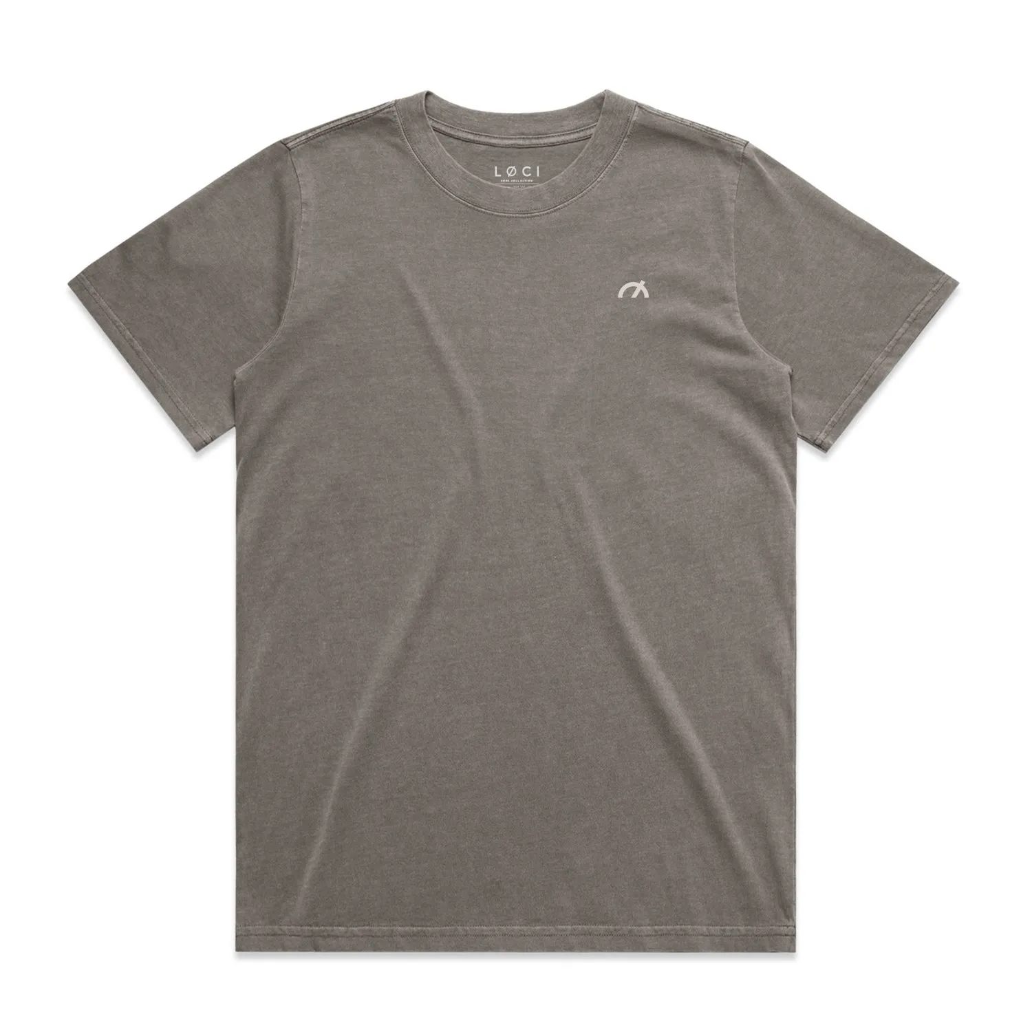 Core Mens Vintage Wash T Shirt Grey L sold by Loci Wear