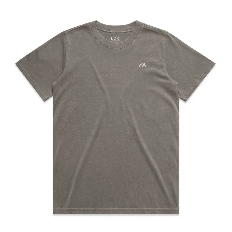 Core Mens Vintage Wash T Shirt Grey Xs sold by Loci Wear