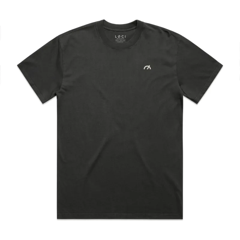 Core Mens Vintage Wash T Shirt Black S sold by Loci Wear