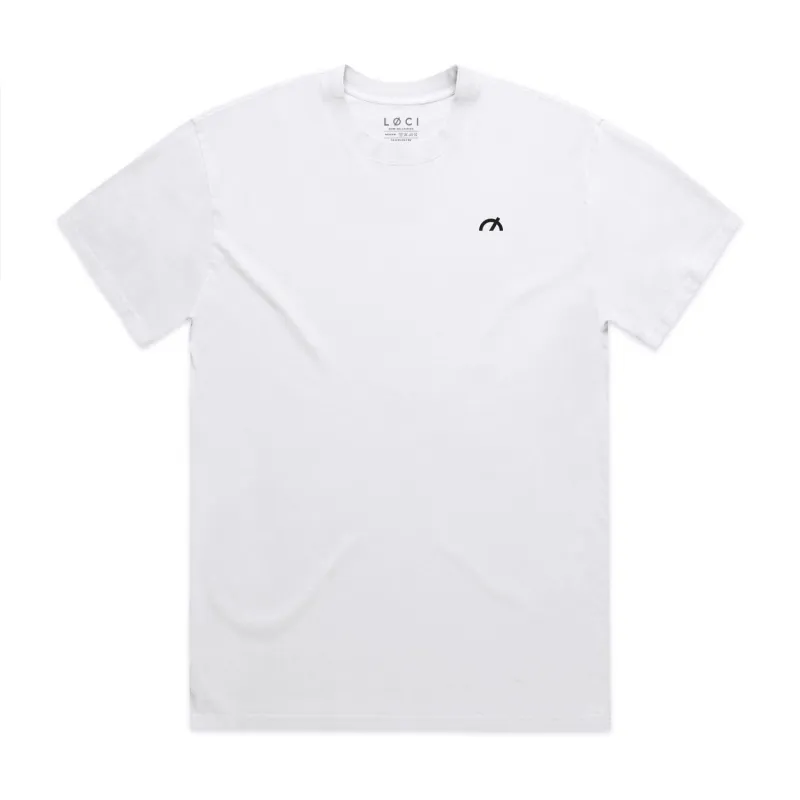 Core Mens Vintage Wash T Shirt White Xl sold by Loci Wear