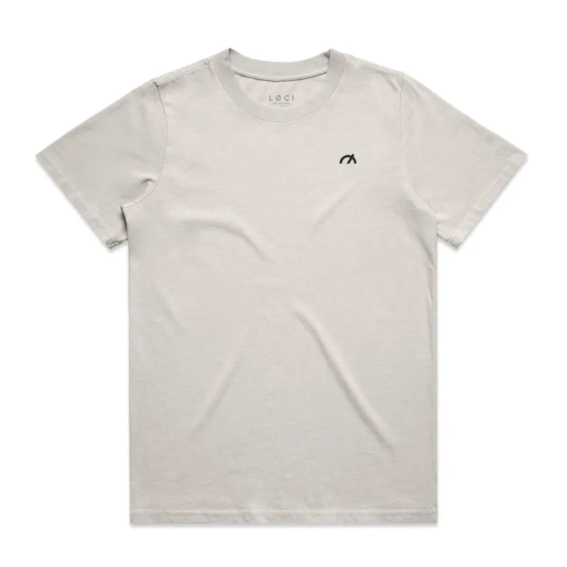Icon Mens Vintage Wash T Shirt  Bone Xs sold by Loci Wear
