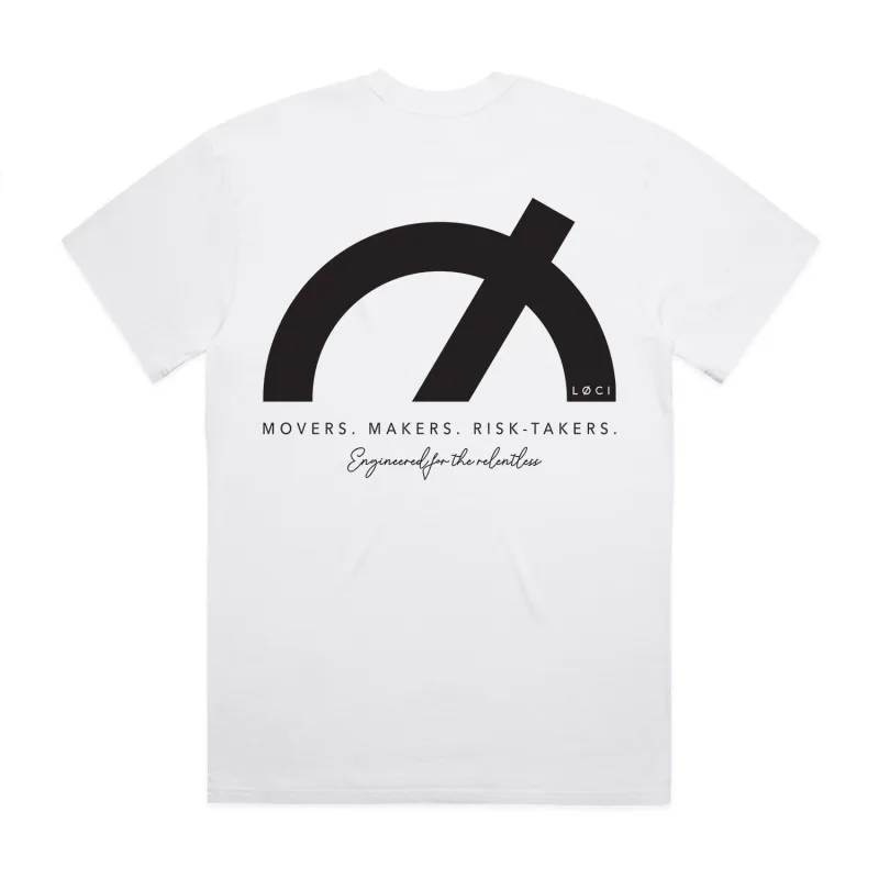 Icon Mens Vintage Wash T Shirt  White L sold by Loci Wear