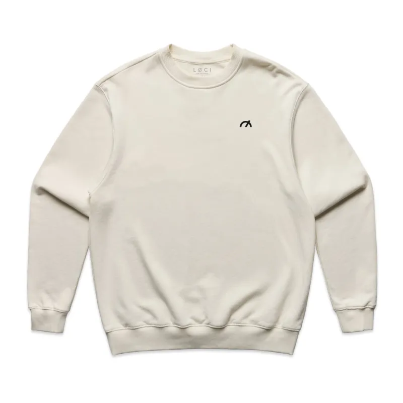 CØRE SWEATER - NATURAL sold by Loci Wear