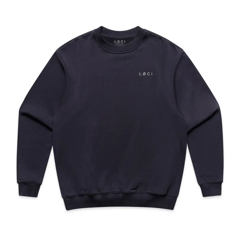 ICØN SWEATER - INK BLUE sold by Loci Wear