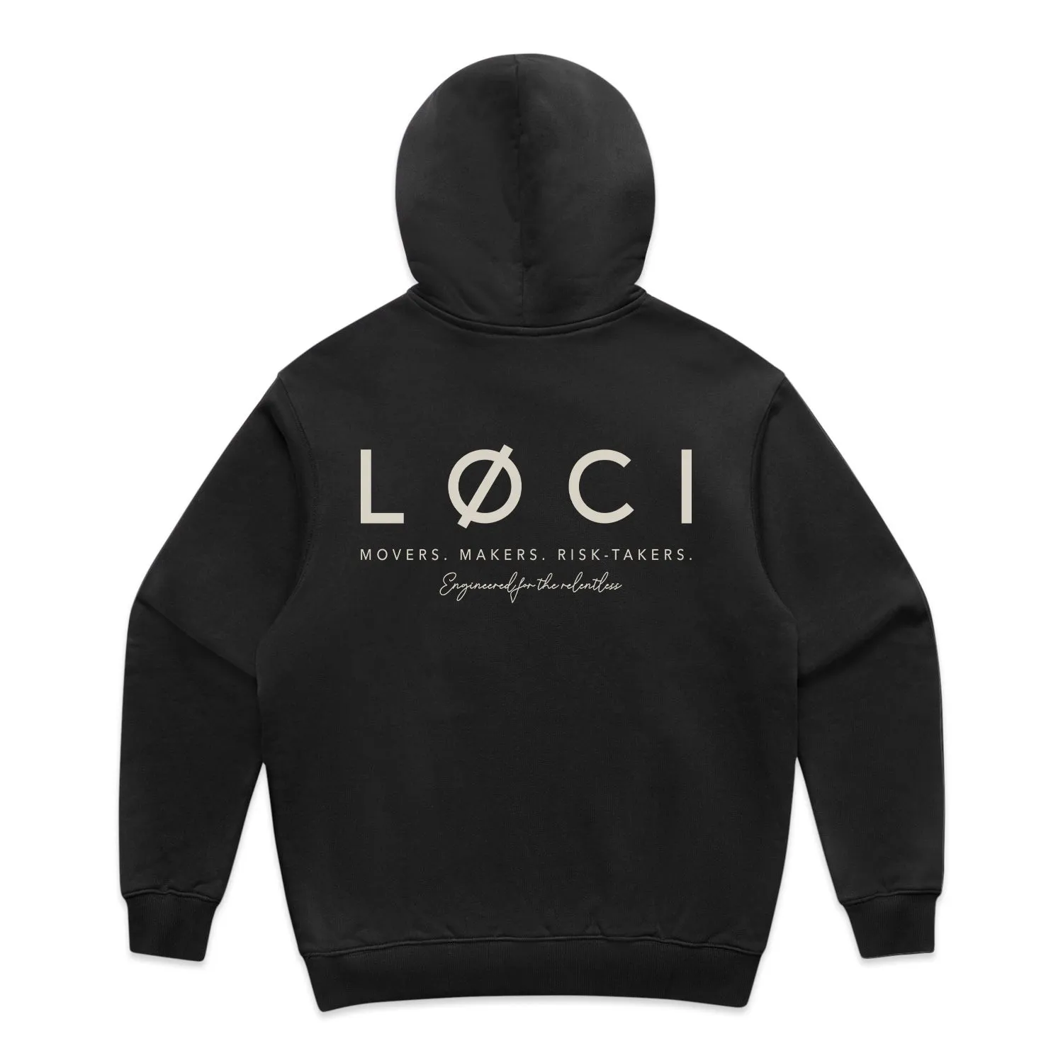 CØRE HOODIE - BLACK sold by Loci Wear product image thumbnail 2