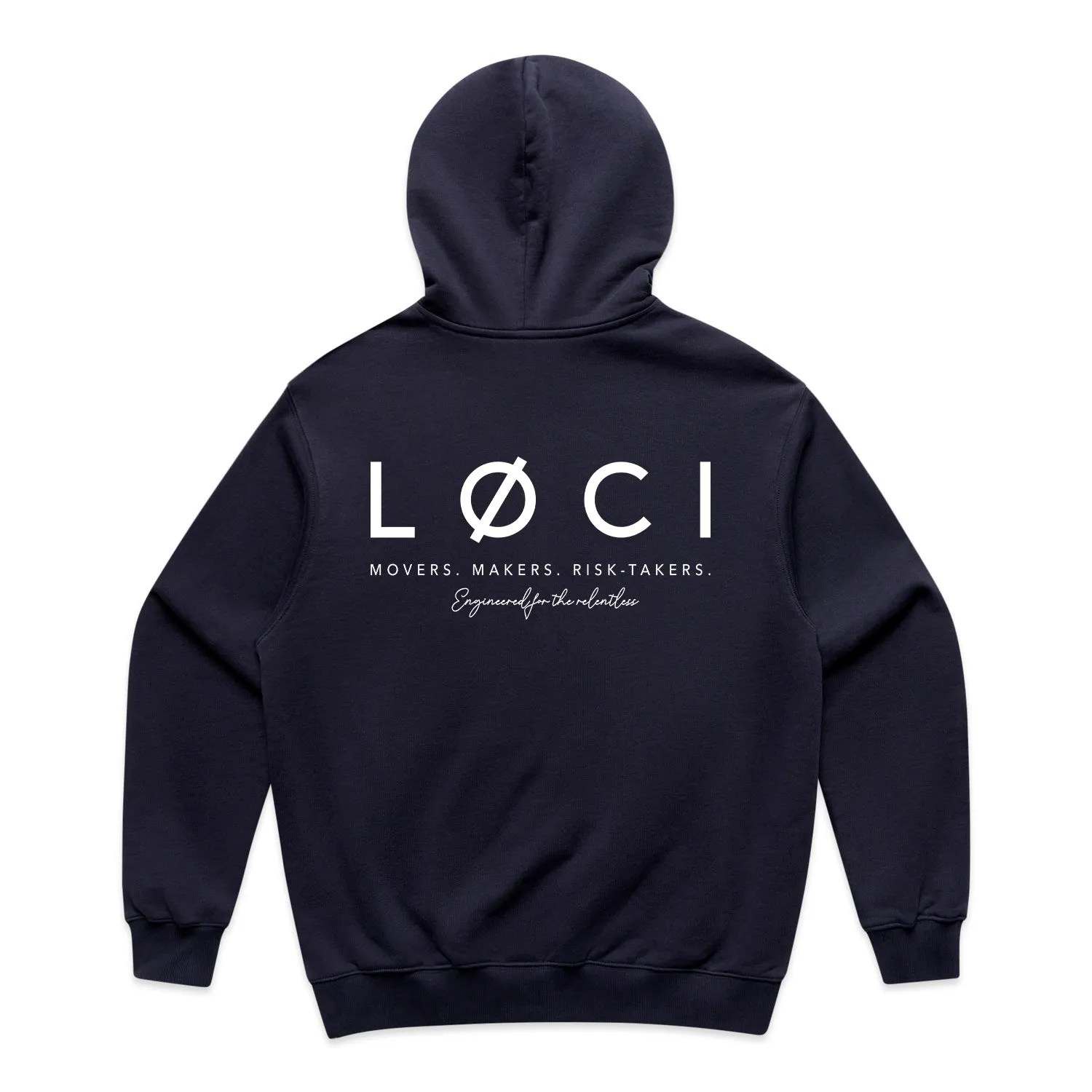 CØRE HOODIE - INK BLUE sold by Loci Wear product image thumbnail 2