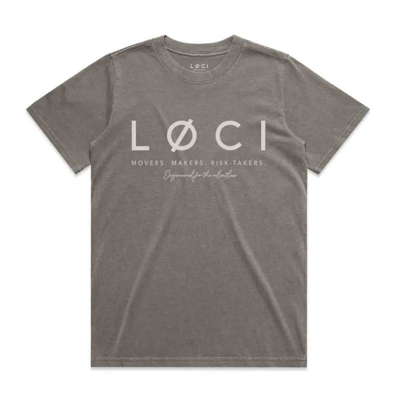 CØRE WOMEN'S VINTAGE-WASH T-SHIRT - GREY sold by Loci Wear