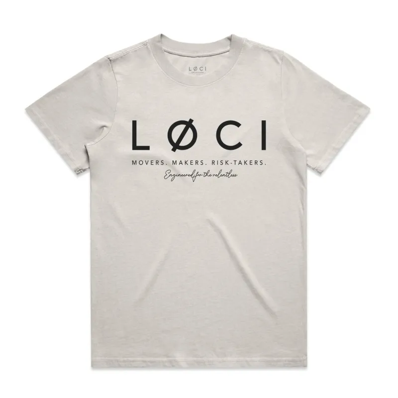 CØRE WOMEN'S VINTAGE-WASH T-SHIRT - BONE sold by Loci Wear