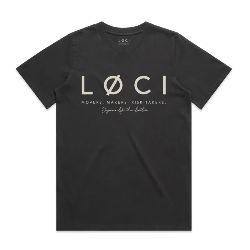 CØRE WOMEN'S VINTAGE-WASH T-SHIRT - BLACK sold by Loci Wear