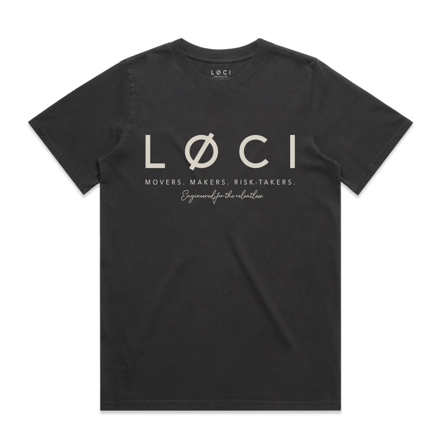 CØRE WOMEN'S VINTAGE-WASH T-SHIRT - BLACK sold by Loci Wear