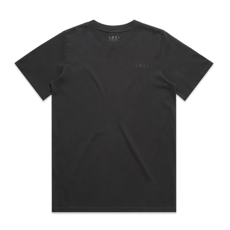 ICØN WOMEN'S VINTAGE-WASH T-SHIRT - BLACK sold by Loci Wear