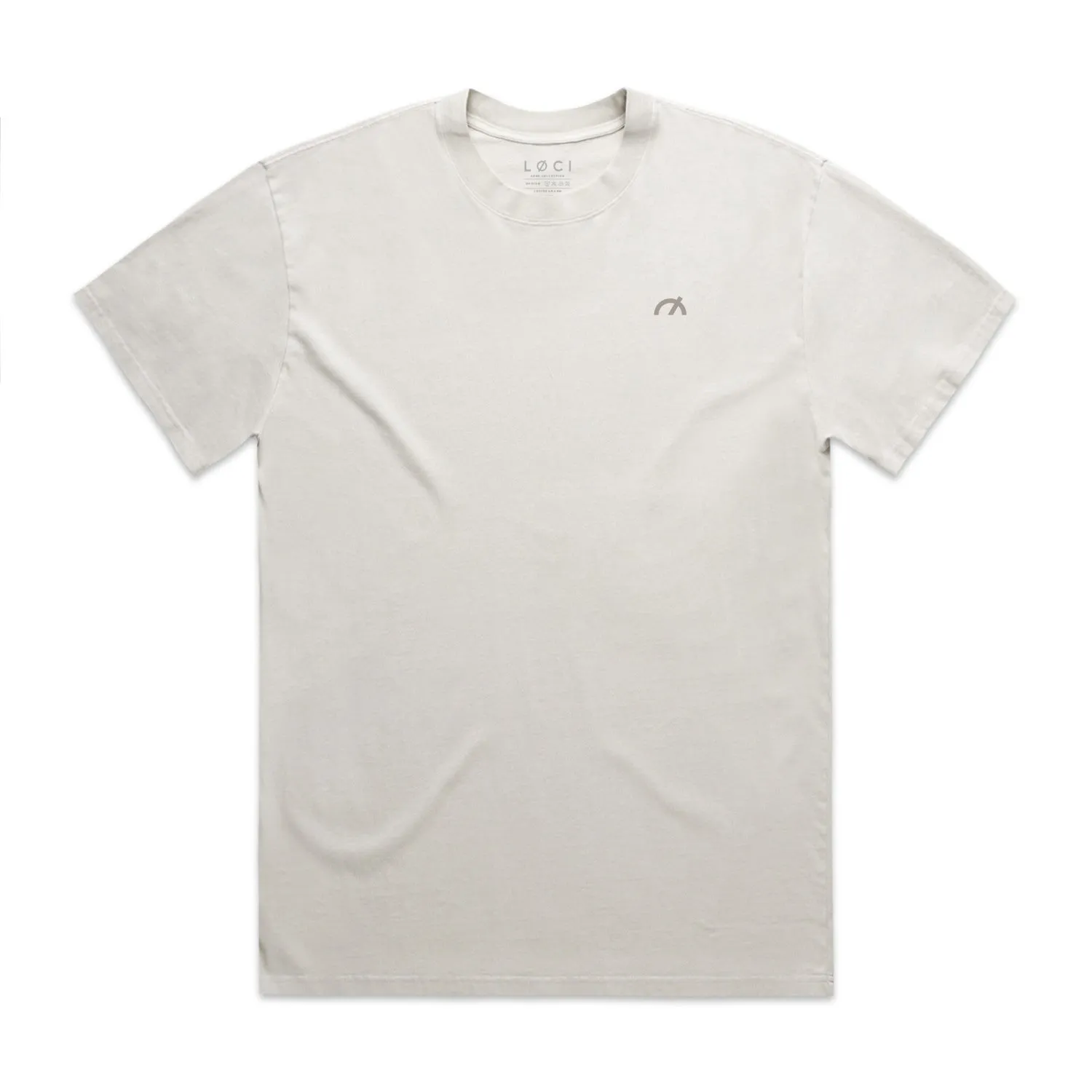 CØRE MEN'S VINTAGE-WASH T-SHIRT - BONE sold by Loci Wear