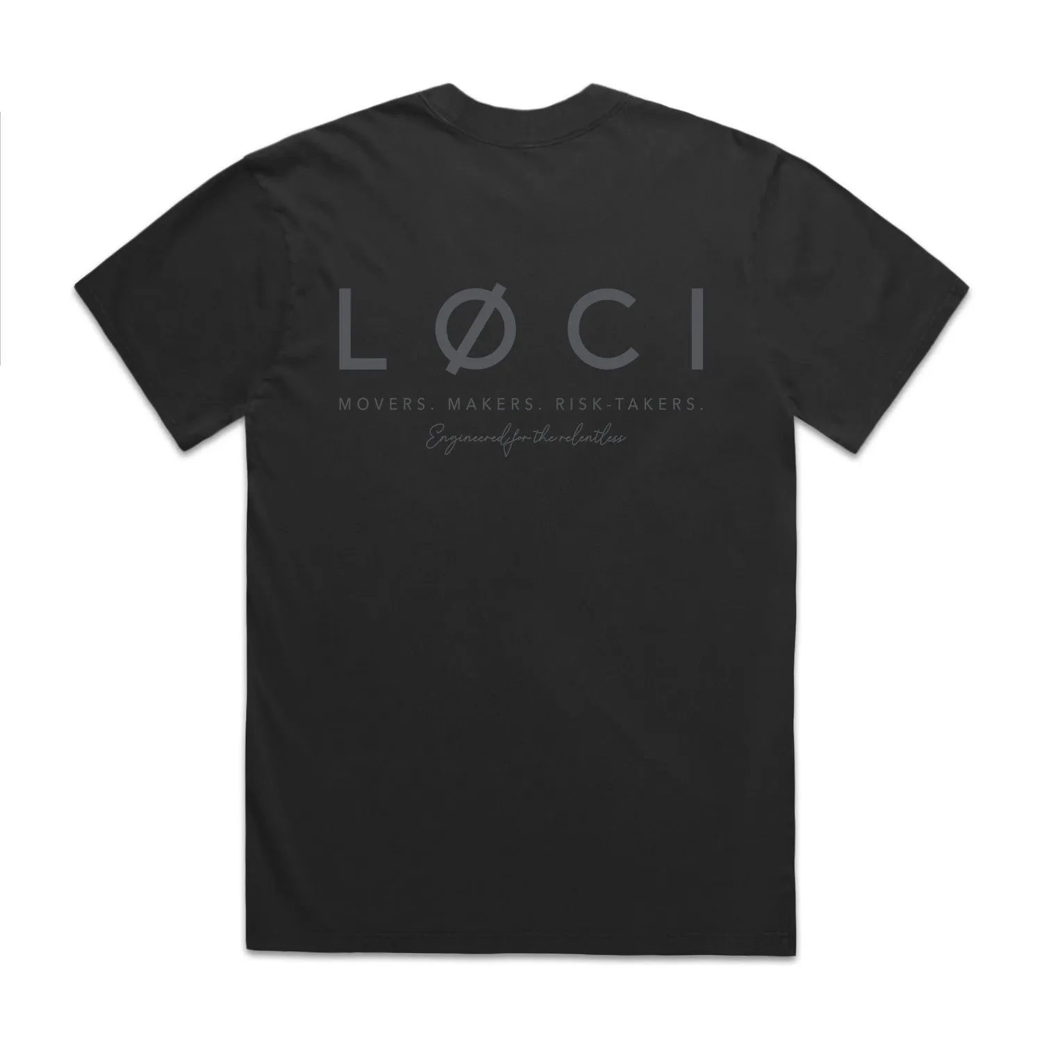 CØRE MEN'S VINTAGE-WASH T-SHIRT - BLACK sold by Loci Wear