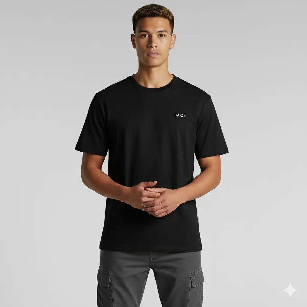 ICØN MEN'S T-SHIRT - VINTAGE BLACK sold by Loci Wear product image thumbnail 4