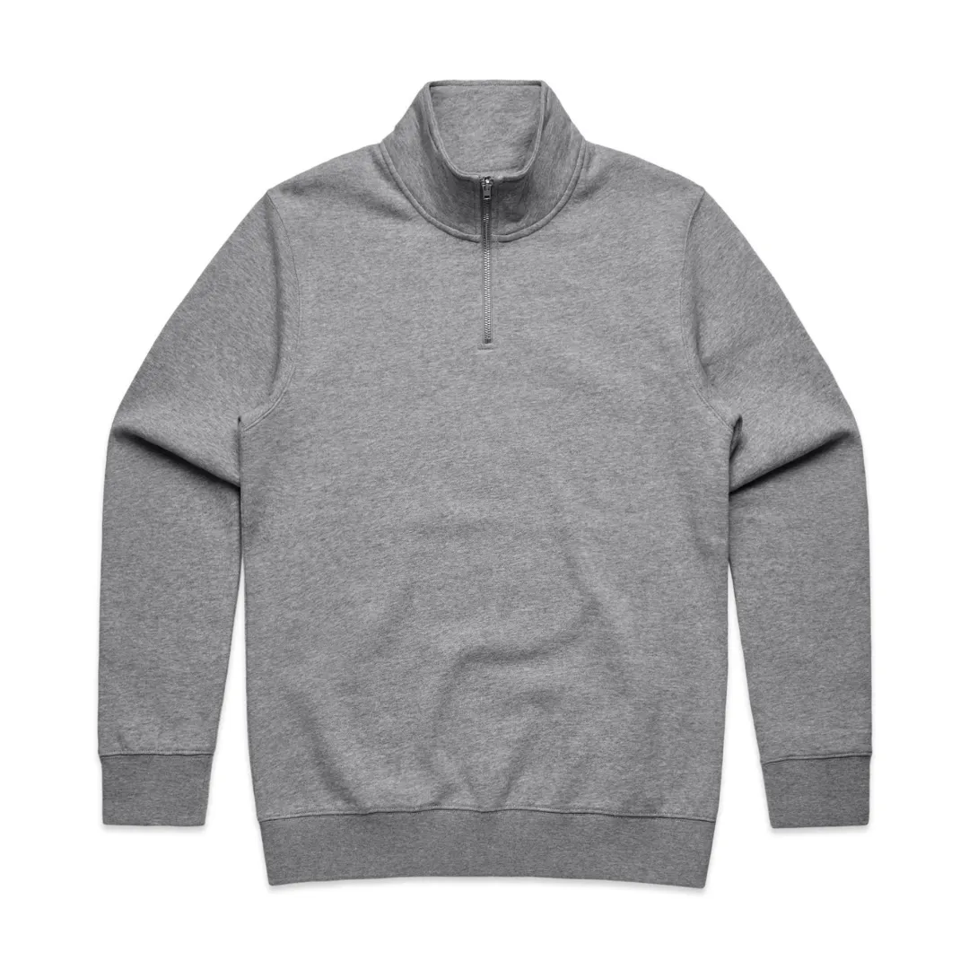 LØCI STATE HALF ZIP SWEATER - ATHLETIC HEATHER sold by Loci Wear product image thumbnail 2