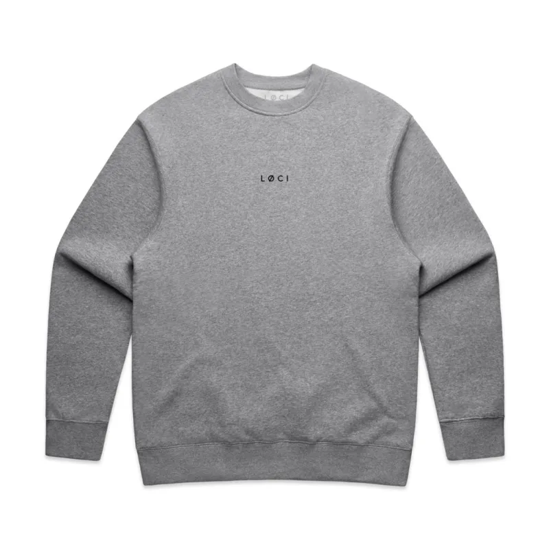 BASE MEN'S SWEATER - ATHLETIC HEATHER sold by Loci Wear