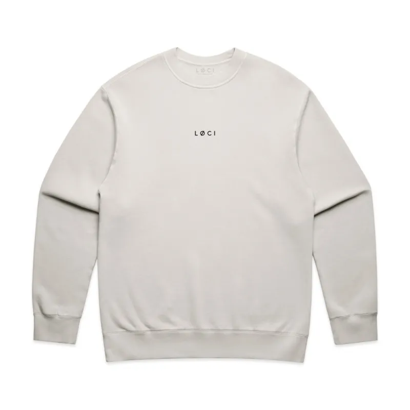 BASE MEN'S SWEATER - VINTAGE BONE sold by Loci Wear