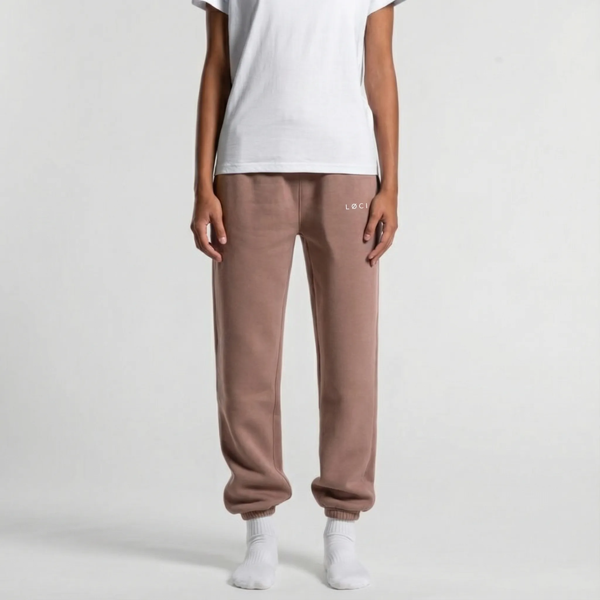 BASE WOMEN'S SWEATPANTS - HAZY PINK sold by Loci Wear product image thumbnail 3