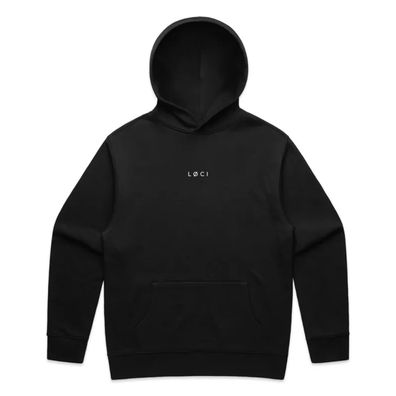 BASE MEN'S HOODIE - BLACK sold by Loci Wear