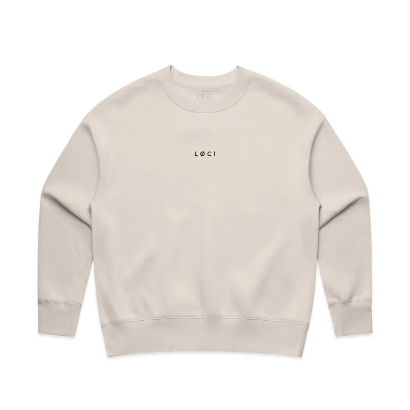 BASE WOMEN'S SWEATER - BONE sold by Loci Wear