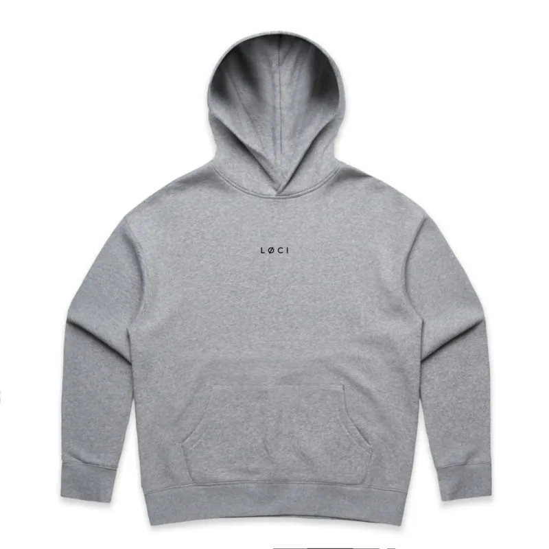 BASE WOMEN'S HOODIE - ATHLETIC HEATHER made by Loci Wear