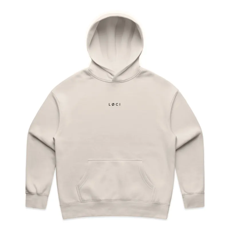 BASE WOMEN'S HOODIE - BONE made by Loci Wear