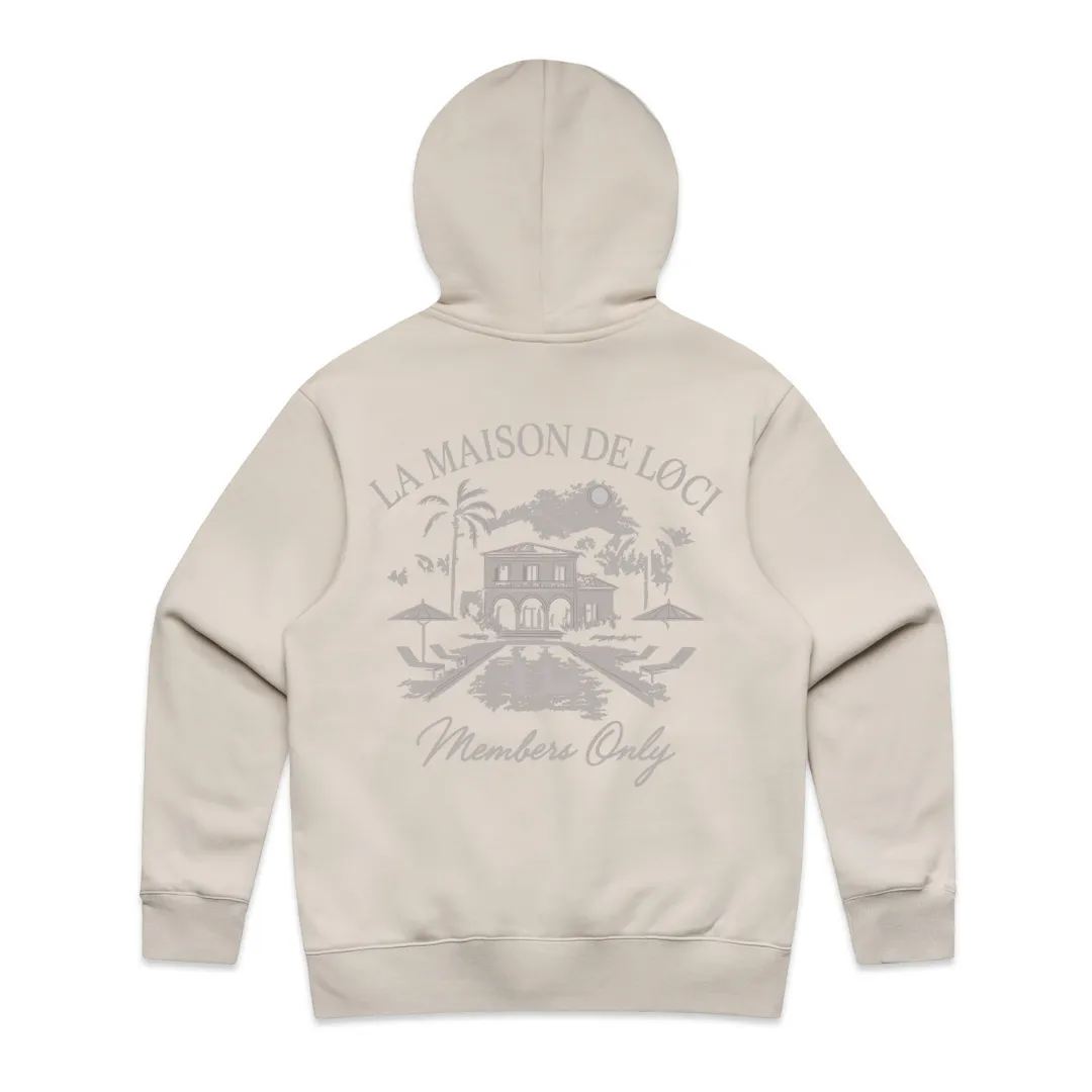 LA MAISON HOODIE - BONE sold by Loci Wear