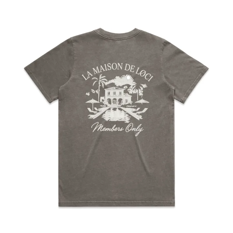 LA MAISON WOMEN'S T-SHIRT - VINTAGE GREY made by Loci Wear