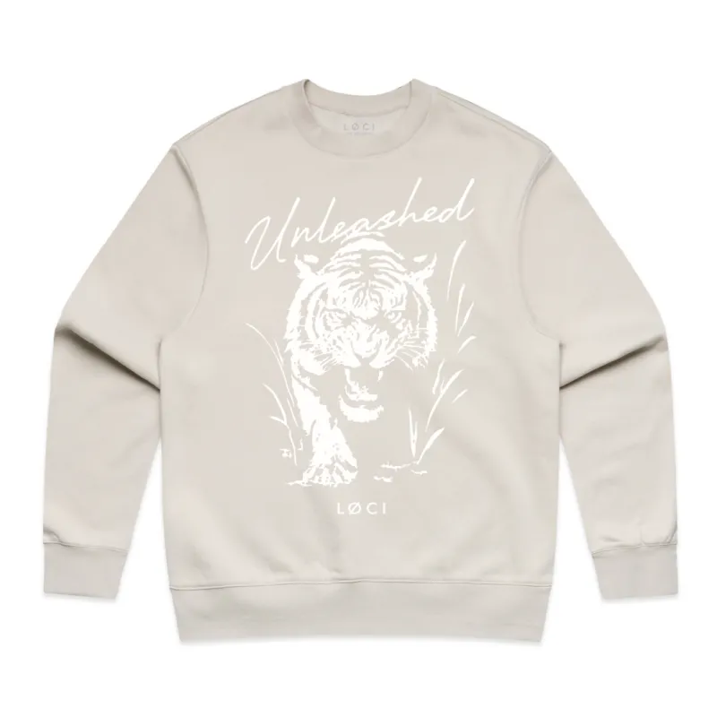 UNLEASHED X MEN'S SWEATER - BONE sold by Loci Wear