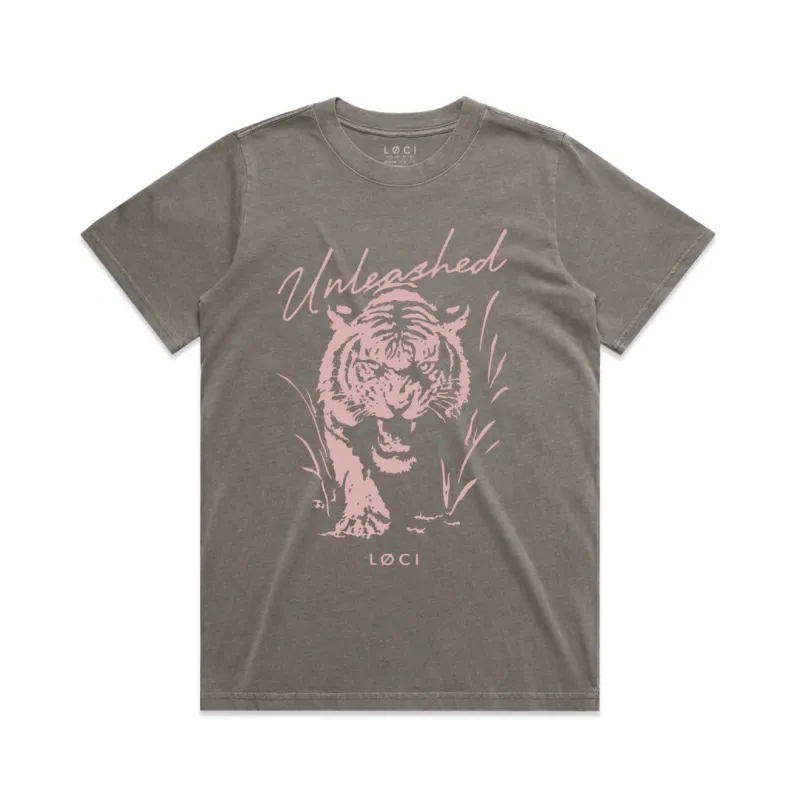 UNLEASHED X WOMEN'S  T-SHIRT - VINTAGE GREY sold by Loci Wear