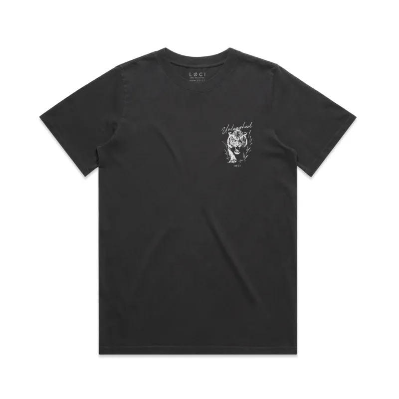 UNLEASHED WOMEN'S T-SHIRT - VINTAGE BLACK made by Loci Wear